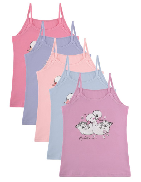 Donella 4371PB71 Assorted 10-Pack Girls' Tank Top — direct Turkish factory supply