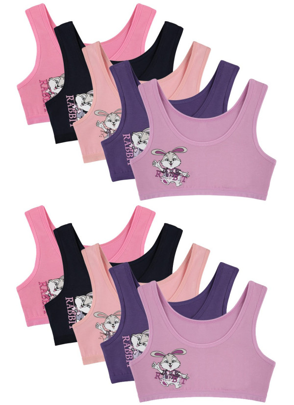 Donella 4571PB44 Assorted 10-Pack Bra — factory-direct from Turkey