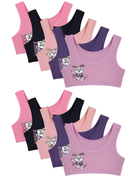 Donella 4571PB44 Assorted 10-Pack Bra — factory-direct from Turkey