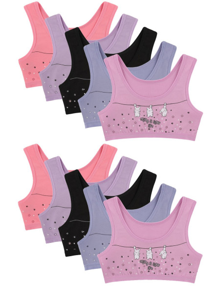 Donella 4571PB60 Assorted 10-Pack Bra — wholesale from Turkey