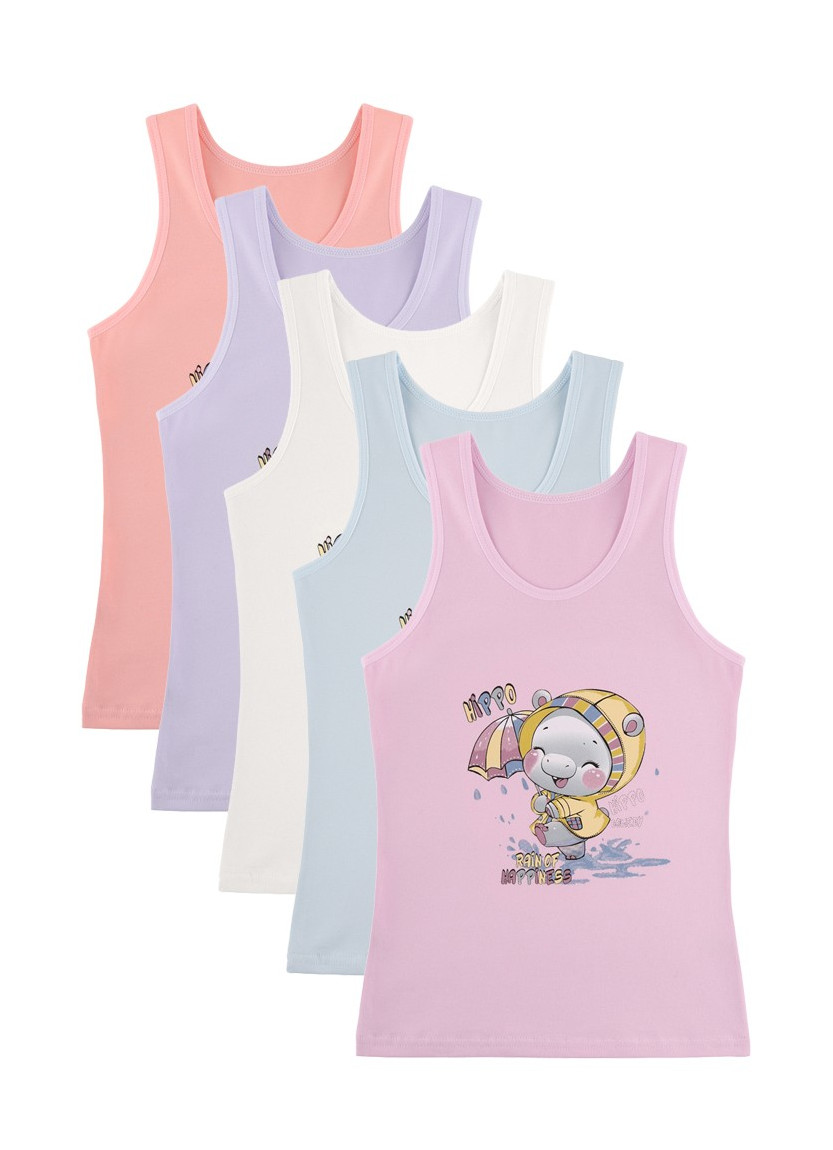 Donella 4971PB53 Assorted 10-Pack Girls' Tank Top — wholesale from Turkey