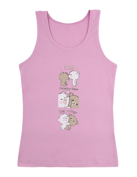 Donella 4971PB61 Assorted 10-Pack Girls' Tank Top — Turkish factory wholesale