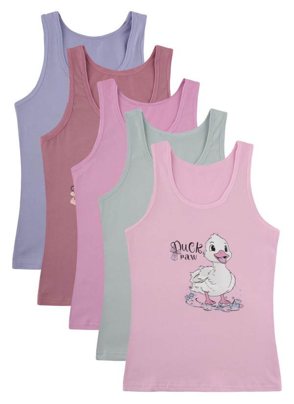Donella 4971PB63 Assorted 10-Pack Girls' Tank Top — Istanbul wholesale supplier