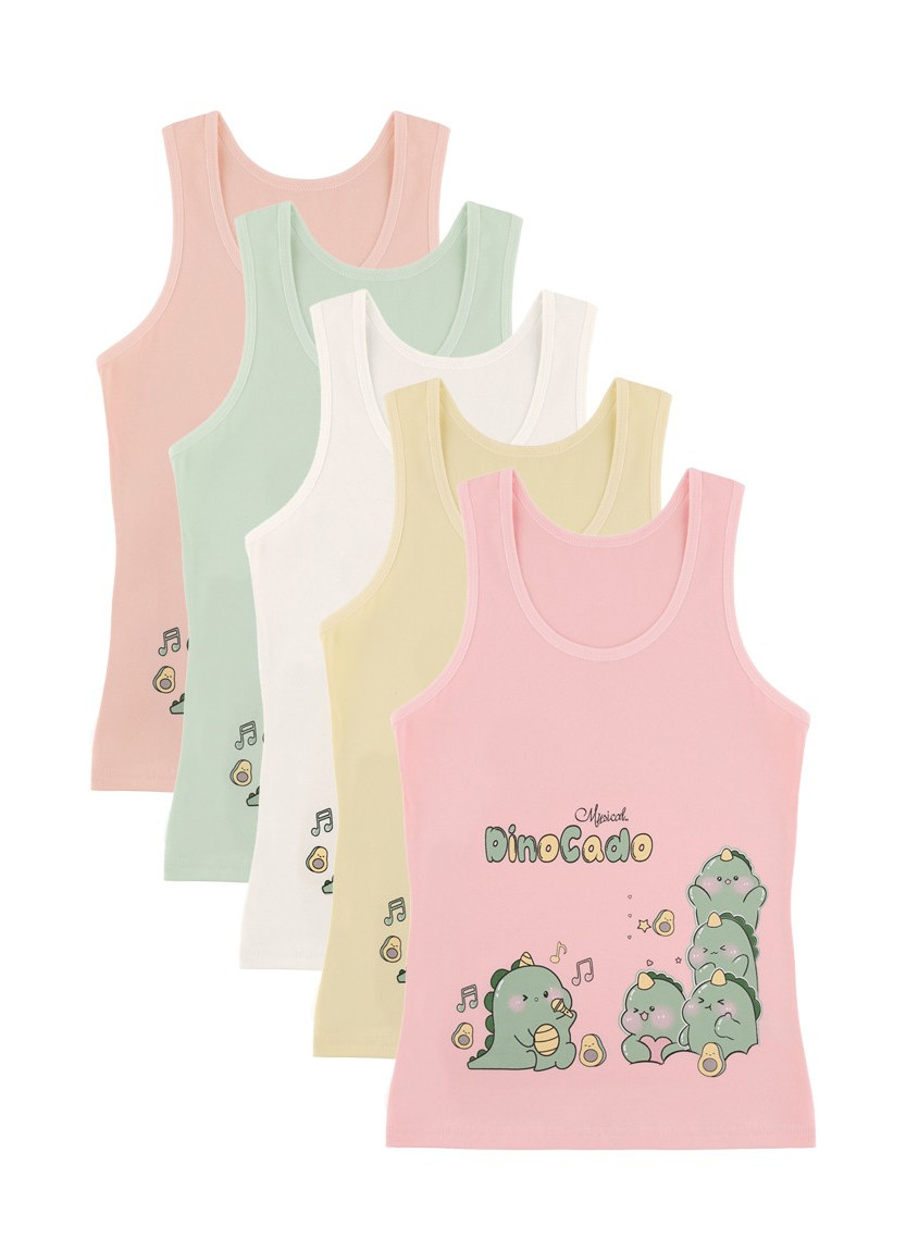 Donella 4971PB64 Assorted 10-Pack Girls' Tank Top — factory-direct from Turkey