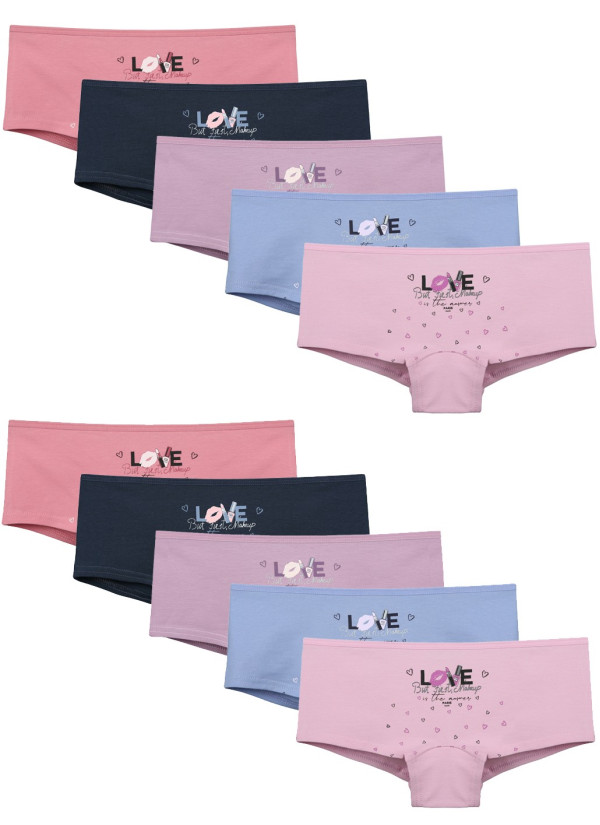 Donella 5771PB26 Assorted 10-Pack Girls' Briefs — direct Turkish factory supply
