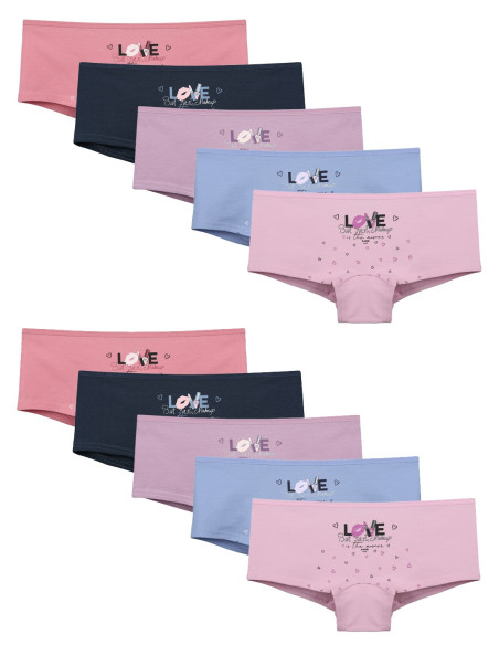 Donella 5771PB26 Assorted 10-Pack Girls' Briefs — direct Turkish factory supply