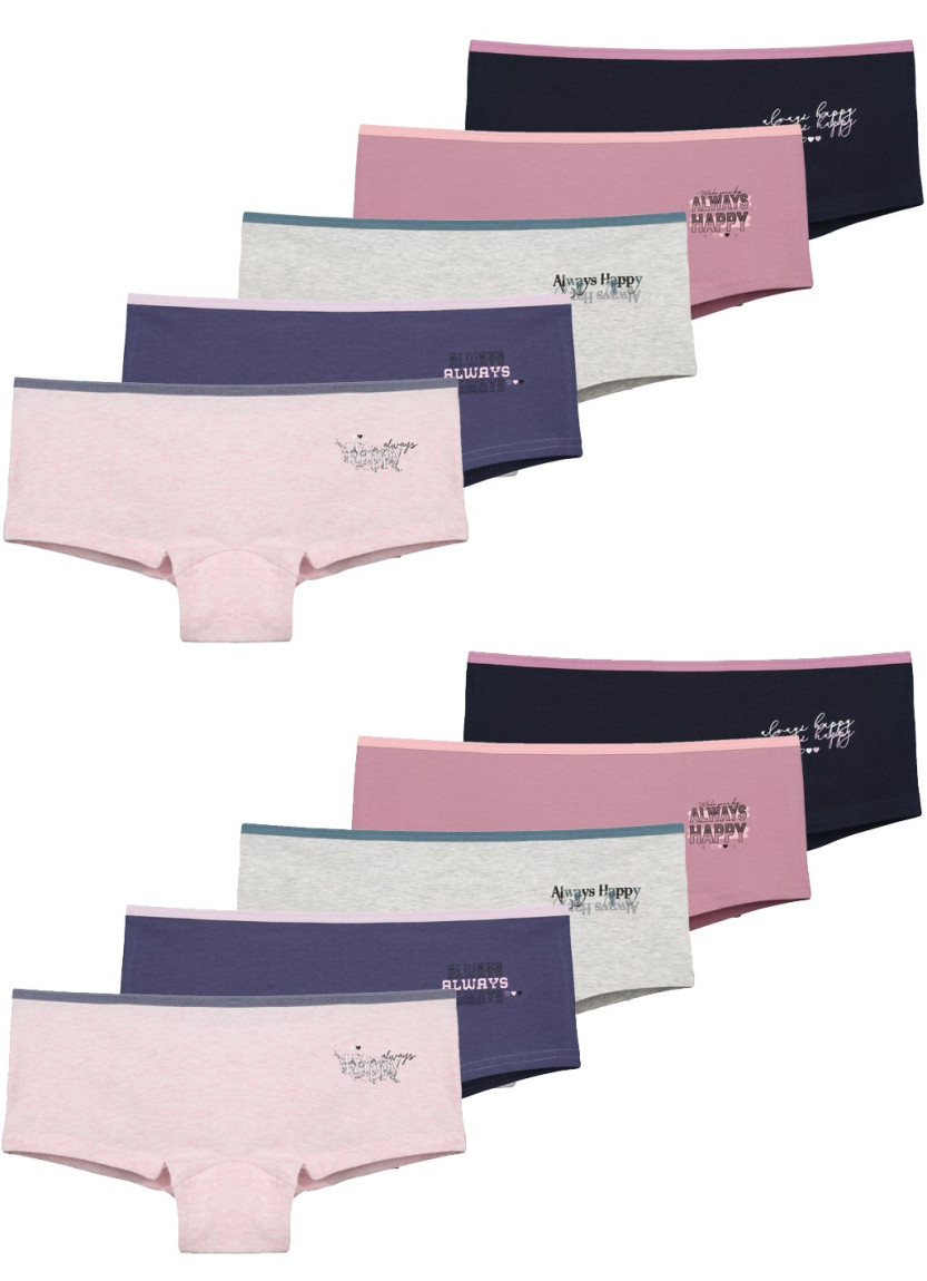 Donella 5771PB27 Assorted 10-Pack Girls' Briefs — wholesale for boutiques