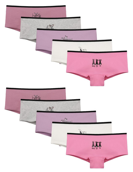 Donella 5771PB38 Assorted 10-Pack Girls' Briefs — Istanbul wholesale supplier