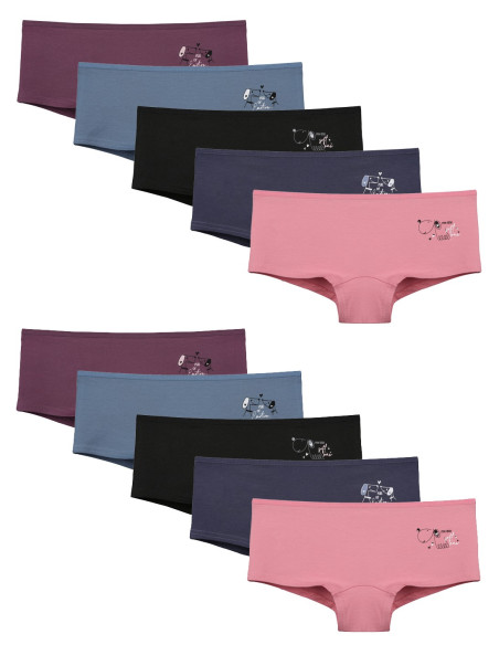 Donella 5771PB45 Assorted 10-Pack Girls' Briefs — factory-direct from Turkey
