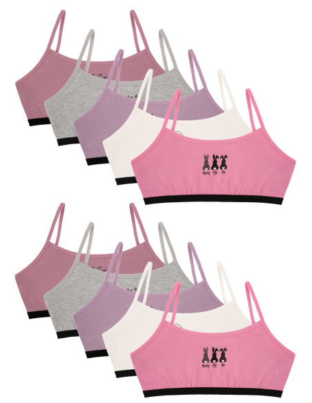 Donella 5971PB38 Assorted 10-Pack Bra — direct Turkish factory supply