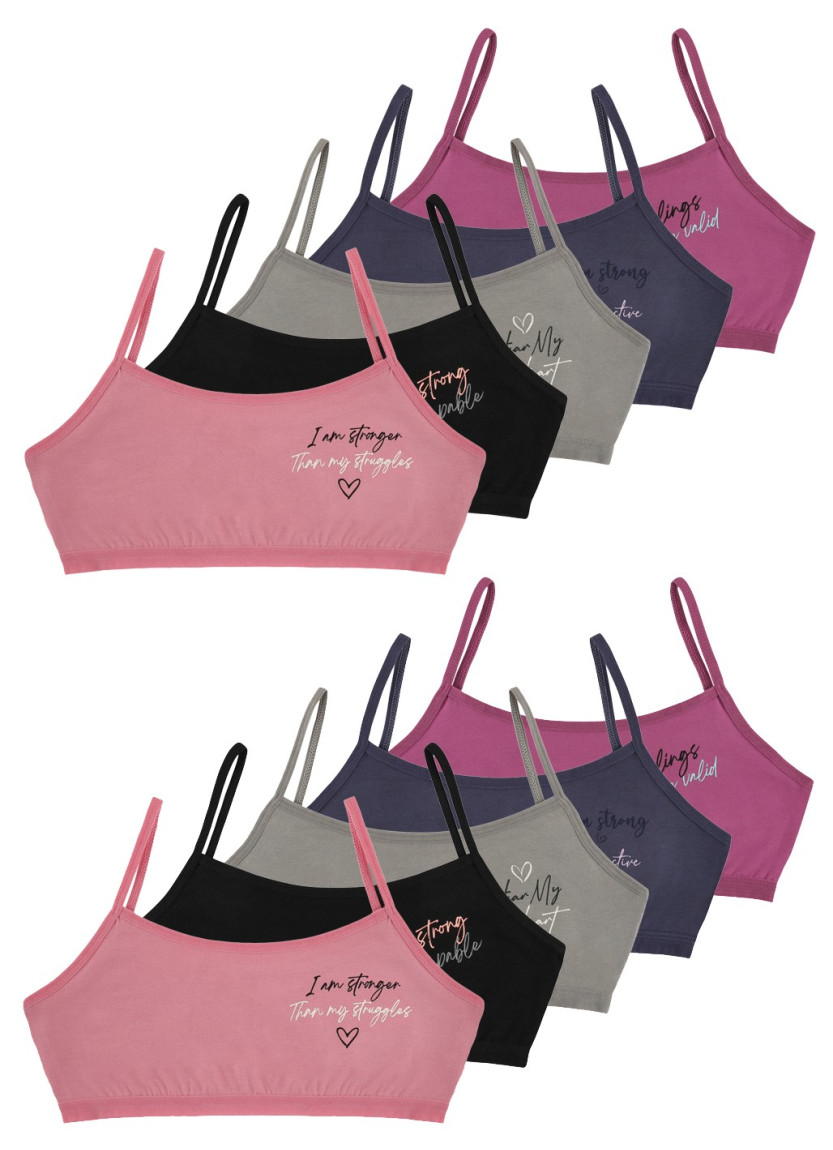 Donella 5971PB57 Assorted 10-Pack Bra — Turkish factory wholesale