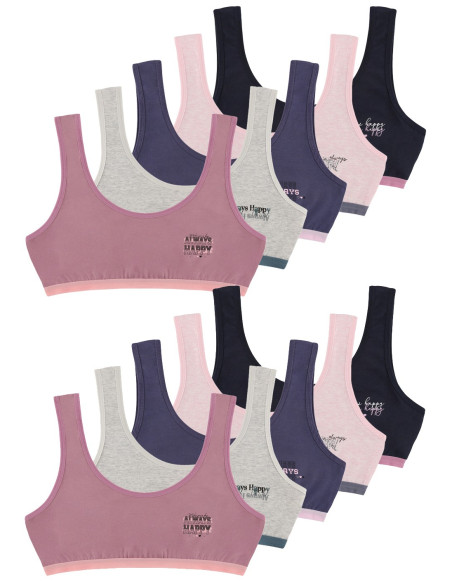 Donella 6071PB27 Assorted 10-Pack Bra — wholesale from Turkey