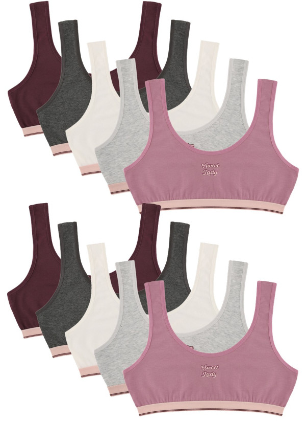 Donella 6071PB30 Assorted 10-Pack Bra — Turkey wholesale collection