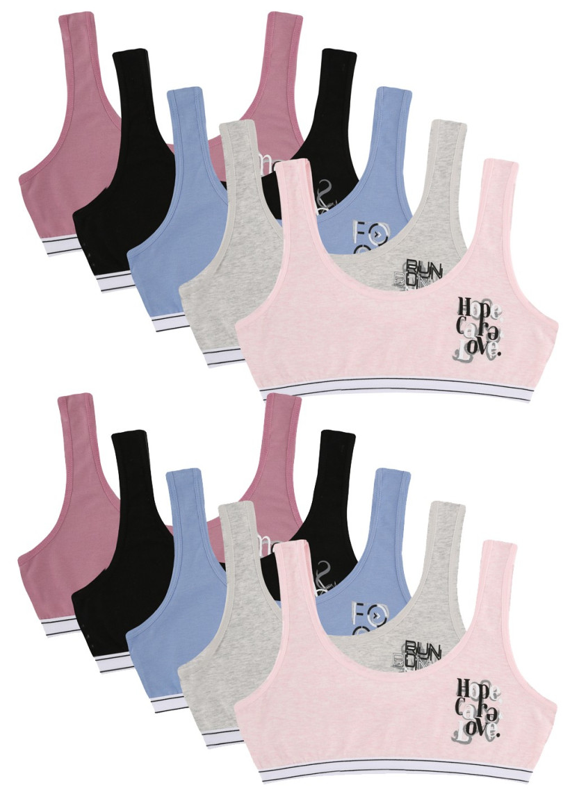 Donella 6071PB31 Assorted 10-Pack Bra — direct Turkish factory supply