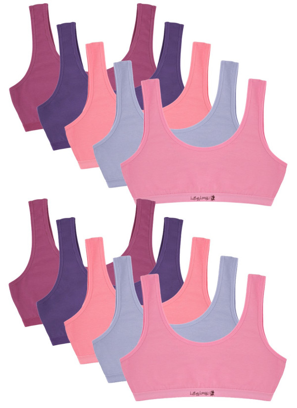 Donella 6071PB74 Assorted 10-Pack Bra — Turkish textile wholesale