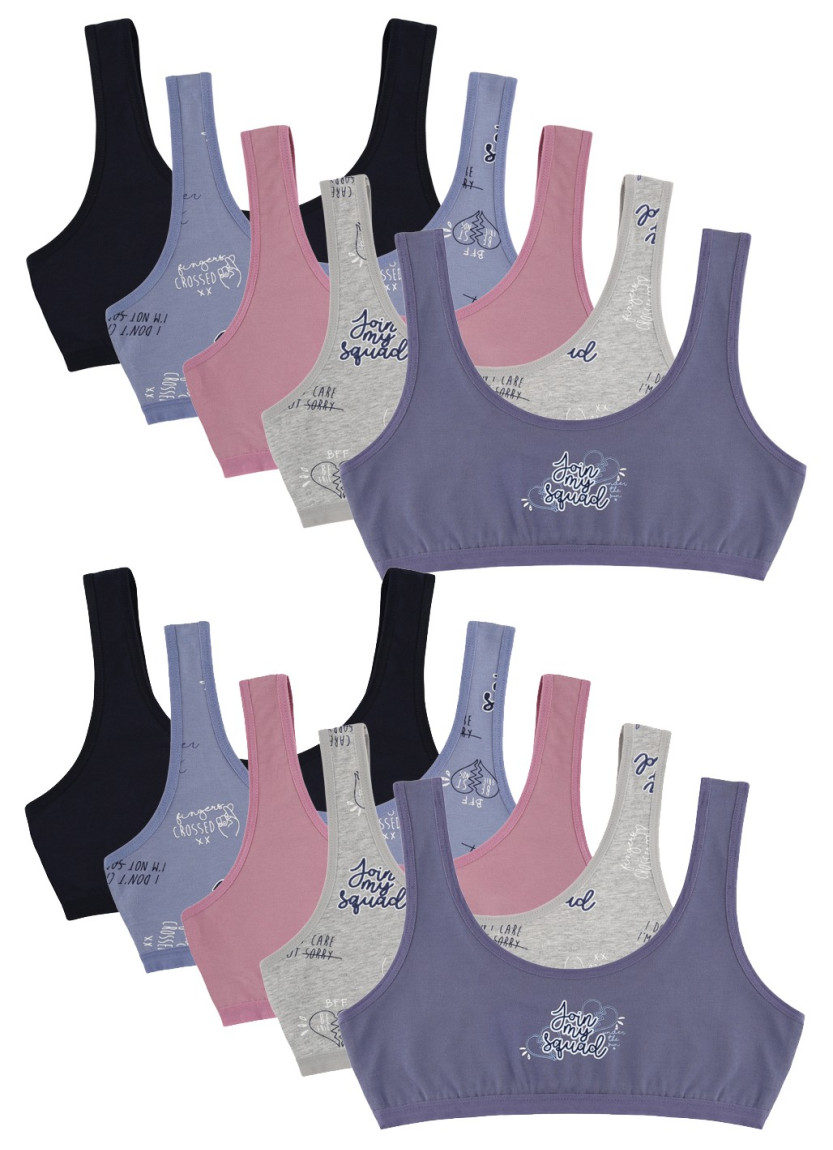 Donella 6081B10 Assorted 10-Pack Bra — Istanbul wholesale supplier