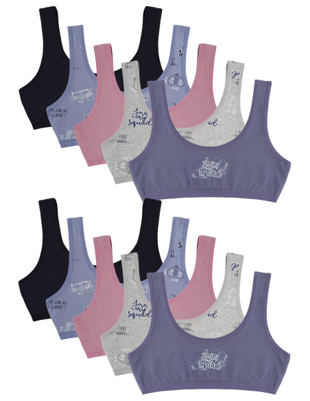 Donella 6081B10 Assorted 10-Pack Bra — Istanbul wholesale supplier