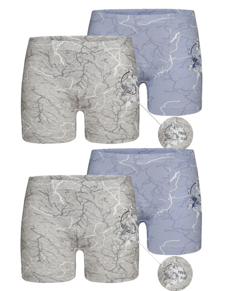 Donella 7581B2 Assorted 10-Pack Boys' Boxer Briefs — Turkish textile wholesale