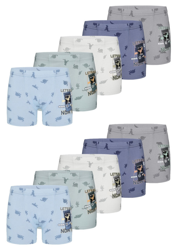 Donella 7581B12 Assorted 10-Pack Boys' Boxer Briefs — wholesale for boutiques