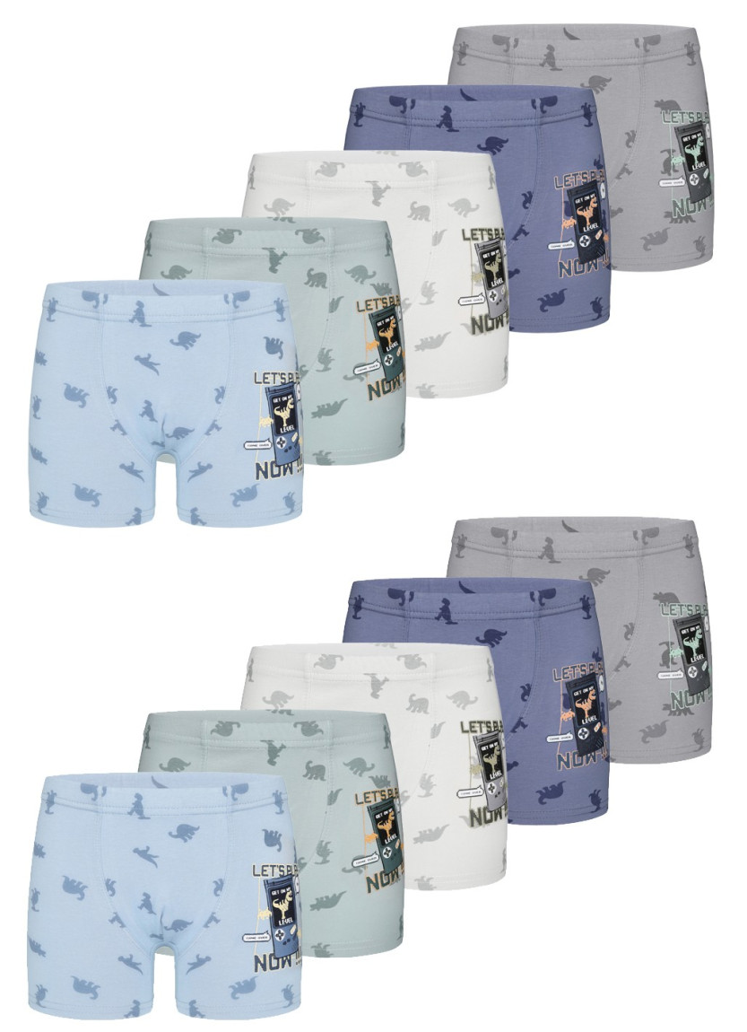 Donella 7581B12 Assorted 10-Pack Boys' Boxer Briefs — wholesale for boutiques