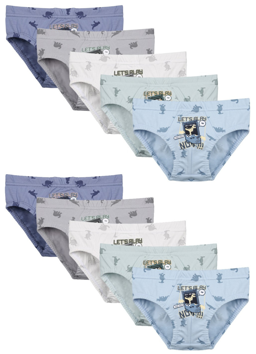 Donella 7681B12 Assorted 10-Pack Women's Briefs — Turkish factory wholesale