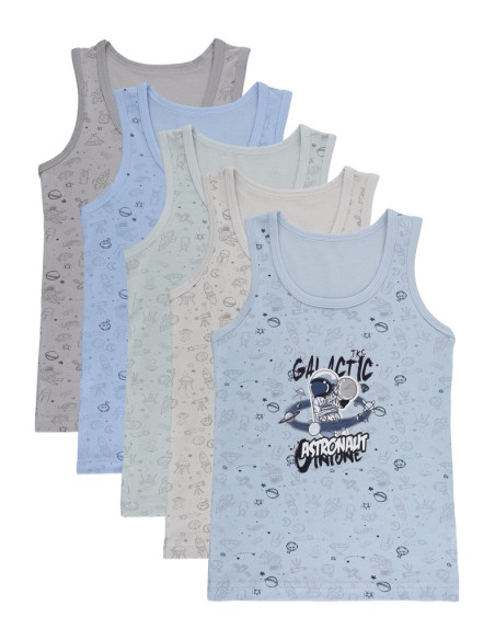 Donella 7781B8 Assorted 10-Pack Boys' Tank Top — wholesale for boutiques