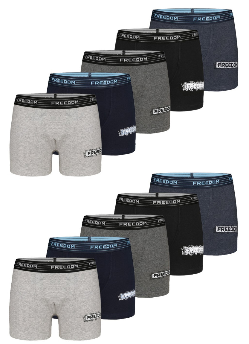 Трусы Боксеры для Мальчиков Boxer (Ассорти) 10 шт/уп Donella 8024B3 — фабричная коллекция оптом