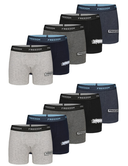 Трусы Боксеры для Мальчиков Boxer (Ассорти) 10 шт/уп Donella 8024B3 — фабричная коллекция оптом