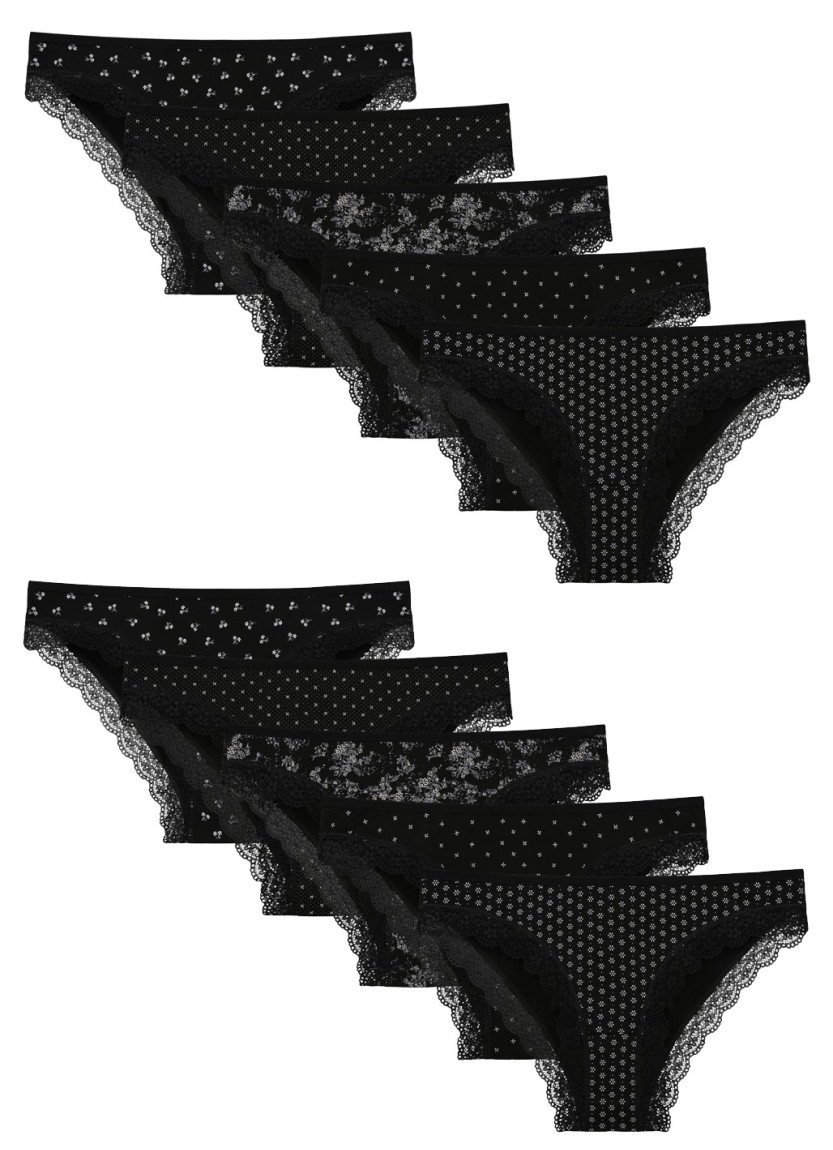 Donella 198121 Assorted 10-Pack Women's Briefs — wholesale from Turkey