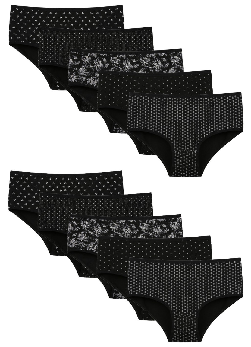 Donella 258121 Assorted 10-Pack Women's Briefs — wholesale from Turkey