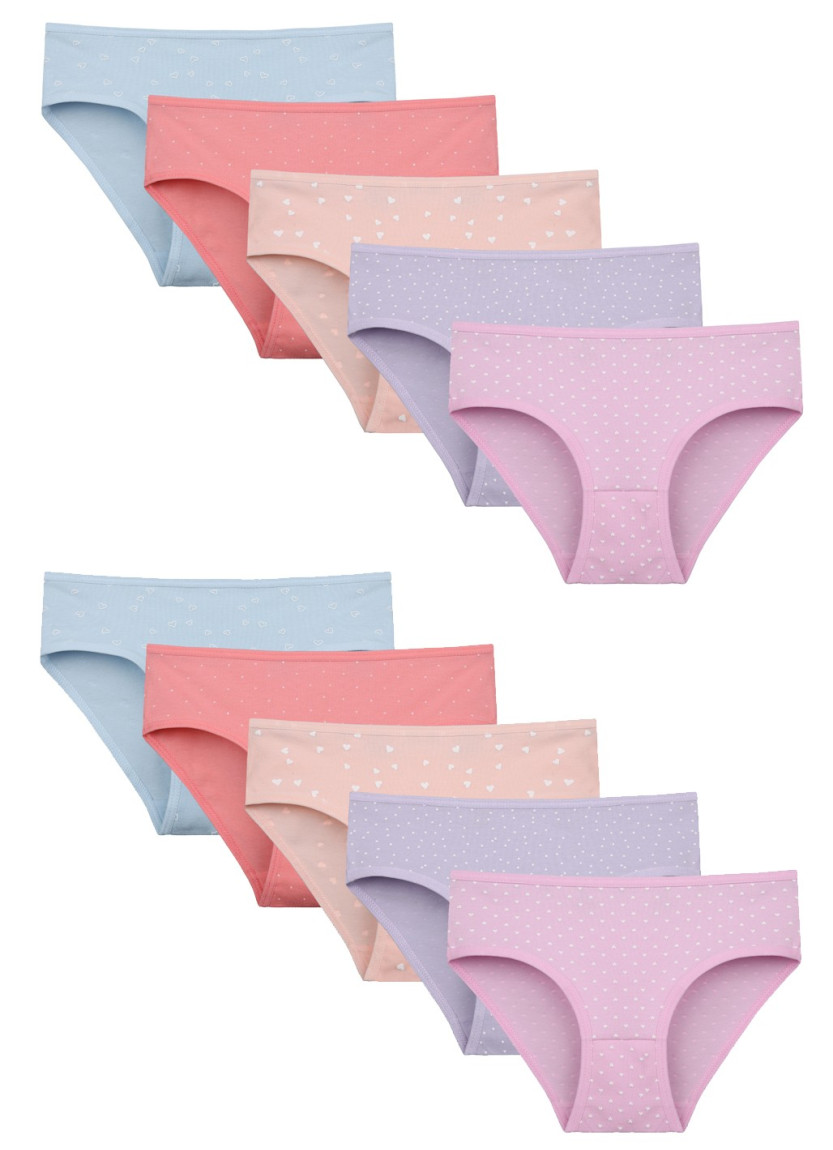 Donella 418104 Assorted 10-Pack Girls' Briefs — factory-direct from Turkey