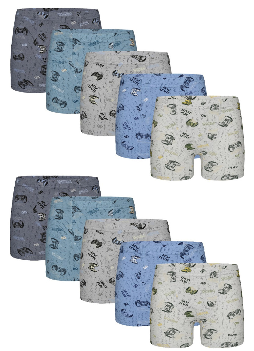 Donella 758108 Оптом Турция Фабрика Трусы Боксеры для Мальчиков Boxer (Ассорти) 10 шт/уп Donella 758108 Купить Оптом с Турции