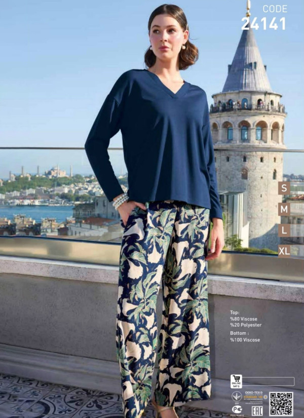 Monamise 24141 Pants Homewear Set (S) — Istanbul wholesale supplier