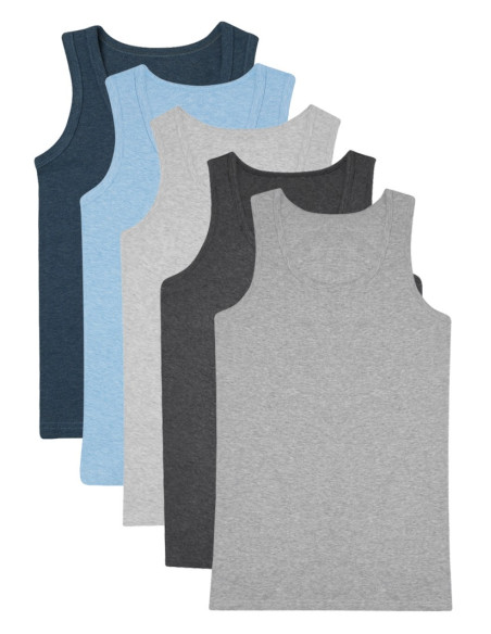 Donella 7724 Assorted 10-Pack Boys' Tank Top — direct Turkish factory supply