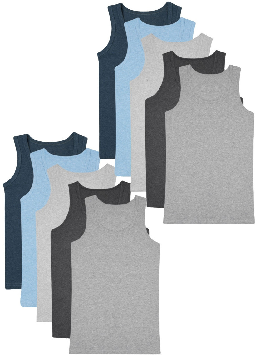 Donella 7724 Assorted 10-Pack Boys' Tank Top — Turkish textile wholesale