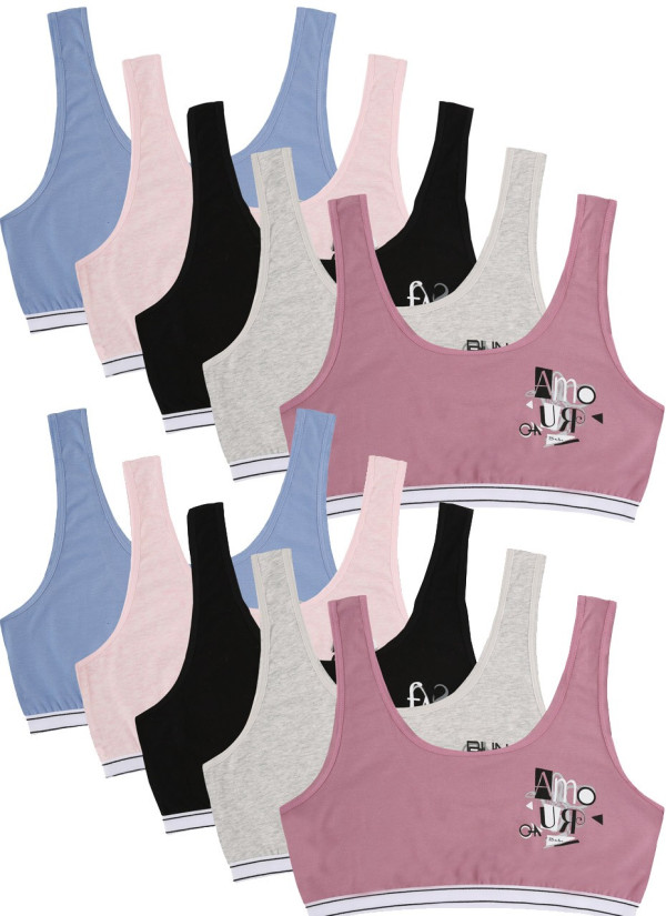 Donella 8971PB31 Assorted 10-Pack Bra — Turkey wholesale collection