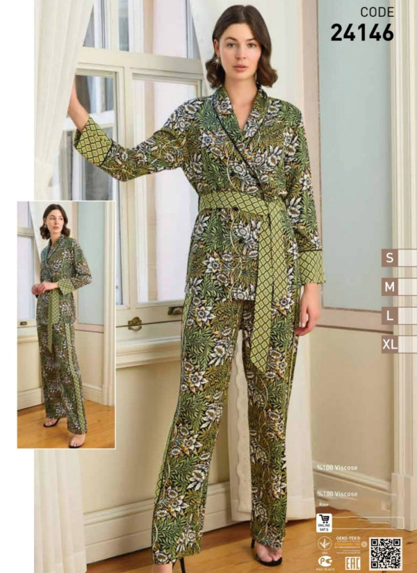 Monamise 24146 Pants Homewear Set (S+M+L+XL) — wholesale for boutiques