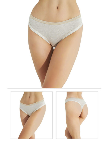 Трусы Женские BAMBOO TANGA по 3 шт/уп. S/3+M/6+L/6+XL/3 (18шт) Sevim 15186 Sevim 15186 V1 — оптом от турецкой фабрики