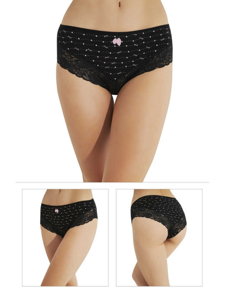 Sevim 14946 V1 Lace 3-Pack Women's Briefs — Turkish textile wholesale