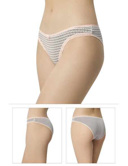 Трусы Женские по 3 шт/уп. S/3+M/6+L/6+XL/3 (18шт) Sevim 6894 Sevim 6894 V1 — купить оптом из Турции