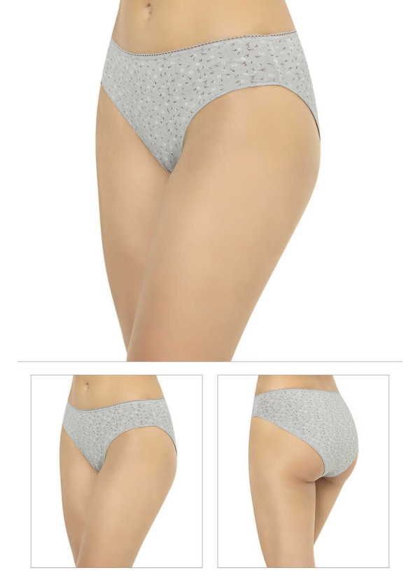 Sevim 13778 Gri 3-Pack Women's Briefs — Istanbul wholesale supplier