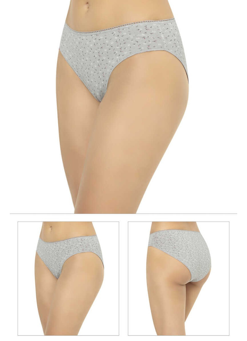 Трусы Женские по 3 шт/уп. S/3+M/6+L/6+XL/3 (18шт) Sevim 13778 Sevim 13778 Gri — купить оптом со Стамбула