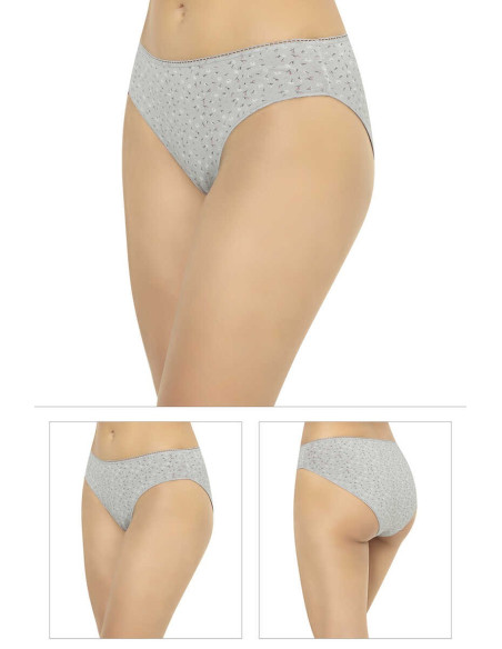 Трусы Женские по 3 шт/уп. S/3+M/6+L/6+XL/3 (18шт) Sevim 13778 Sevim 13778 Gri — купить оптом со Стамбула