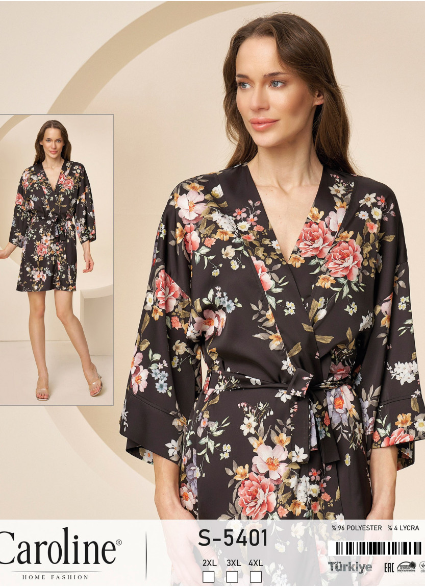 Caroline S-5401 Women's Robe (2XL+3XL+4XL) — Turkey wholesale collection