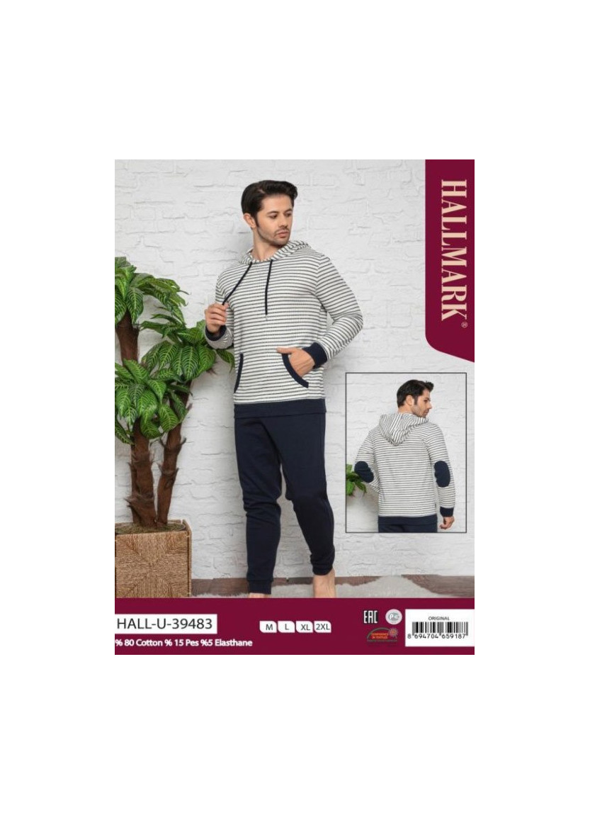 Мужской Комплект с Брюками (M+L+XL+2XL) HALLMARK HALL-U39483_ORI — турецкий текстиль оптом