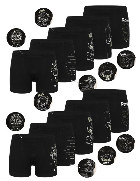 Трусы Боксеры для Мальчиков Boxer (Ассорти) 10 шт/уп Donella 7571SB2 — прямые поставки из Турции