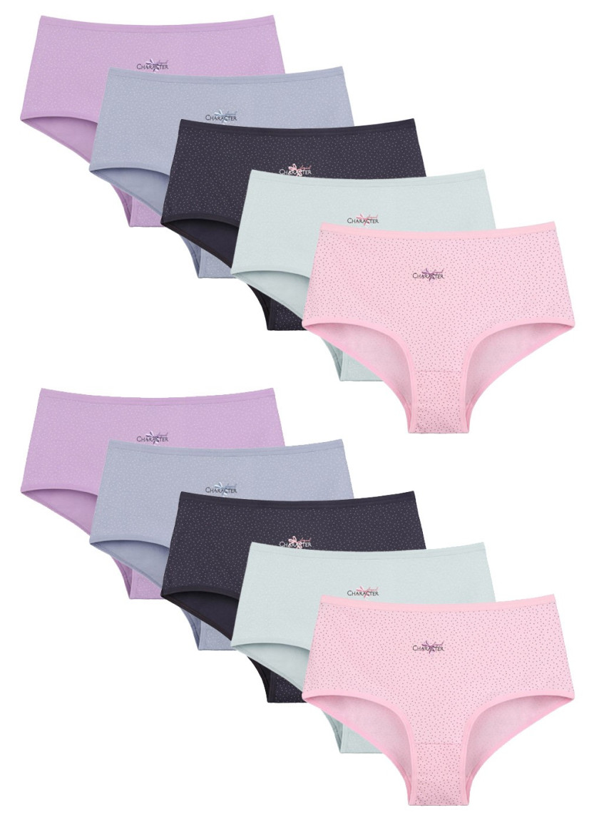 Donella 0681B29 Assorted 10-Pack Women's Briefs — Istanbul wholesale supplier