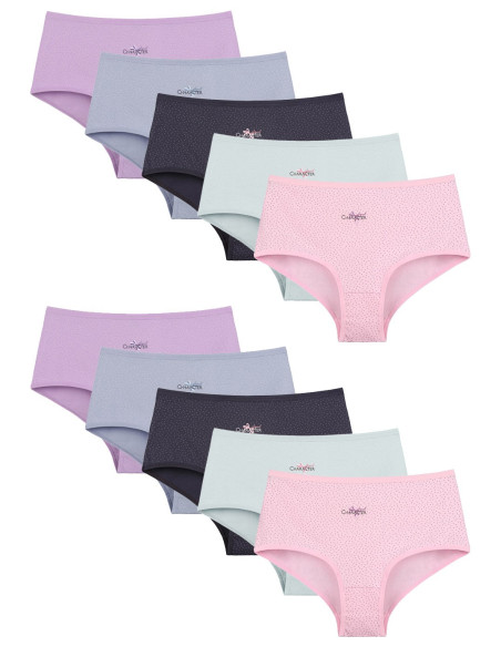 Donella 0681B29 Assorted 10-Pack Women's Briefs — Istanbul wholesale supplier