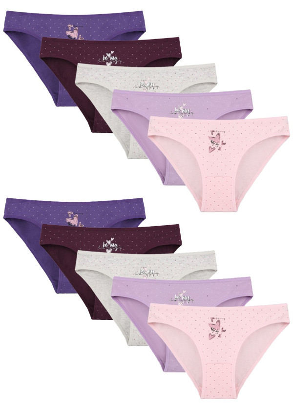 Donella 2181B22 Assorted 10-Pack Women's Briefs — Turkish textile wholesale