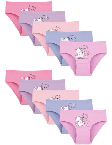 Donella 4171PB81 Assorted 10-Pack Girls' Briefs — Istanbul wholesale supplier